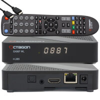OCTAGON SX887 HD WL H.265 IP HEVC Smart IPTV Box mit 150...
