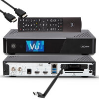 VU+ UNO 4K SE - UHD HDR 1x DVB-S2 FBC Sat Twin Tuner E2...