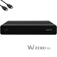 VU+ Plus Zero Linux Full HD Sat Receiver - Schwarz + 300...