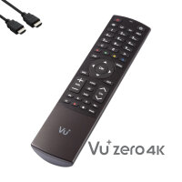 VU+ Zero 4K 1x DVB-S2X Multistream Linux UHD Receiver + 150 Mbits Wifi Stick